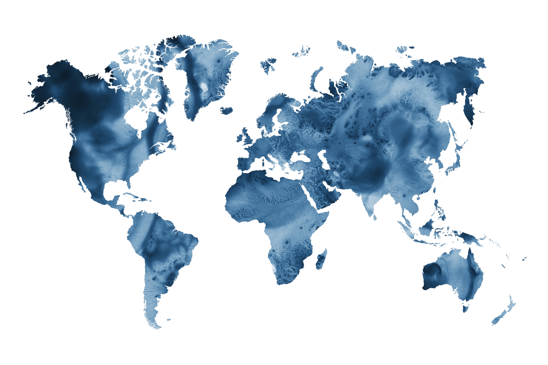 Mavi Harita Pano Duvar Kağıdı