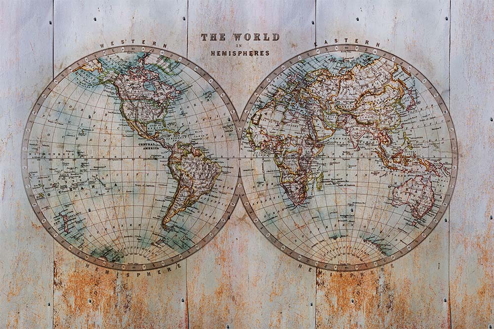 Soft Dünya Haritası Pano Duvar Kağıdı