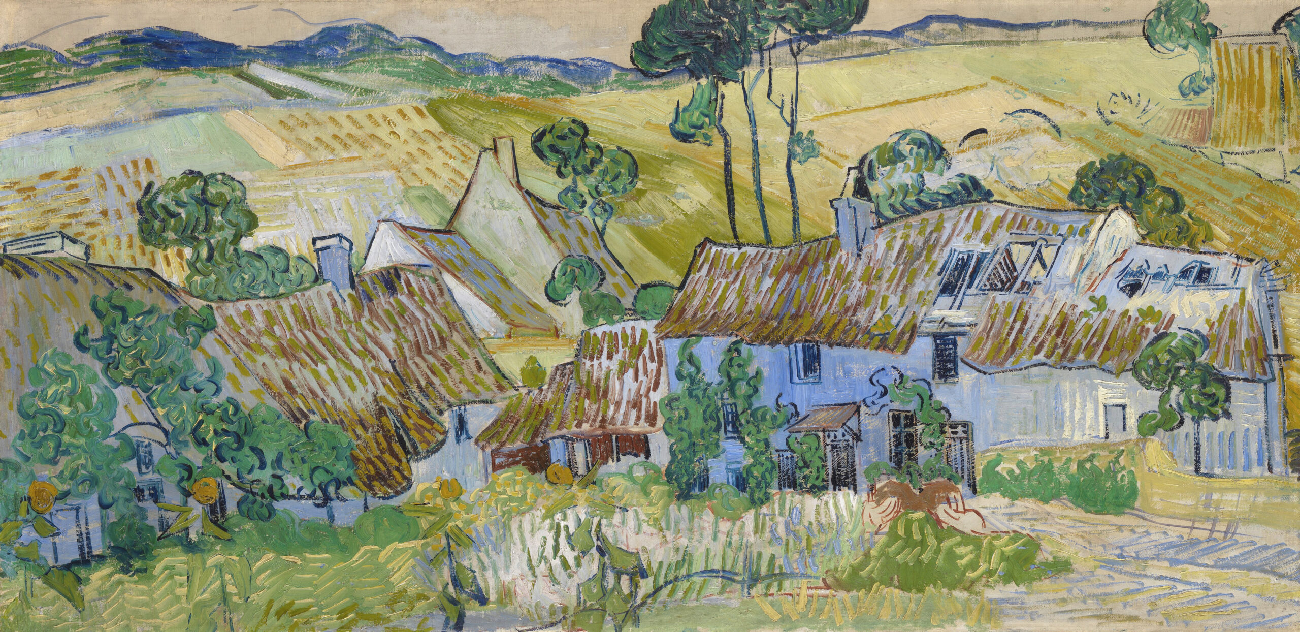 Auvers Yakınlarındaki Çiftlikler, Vincent van Gogh