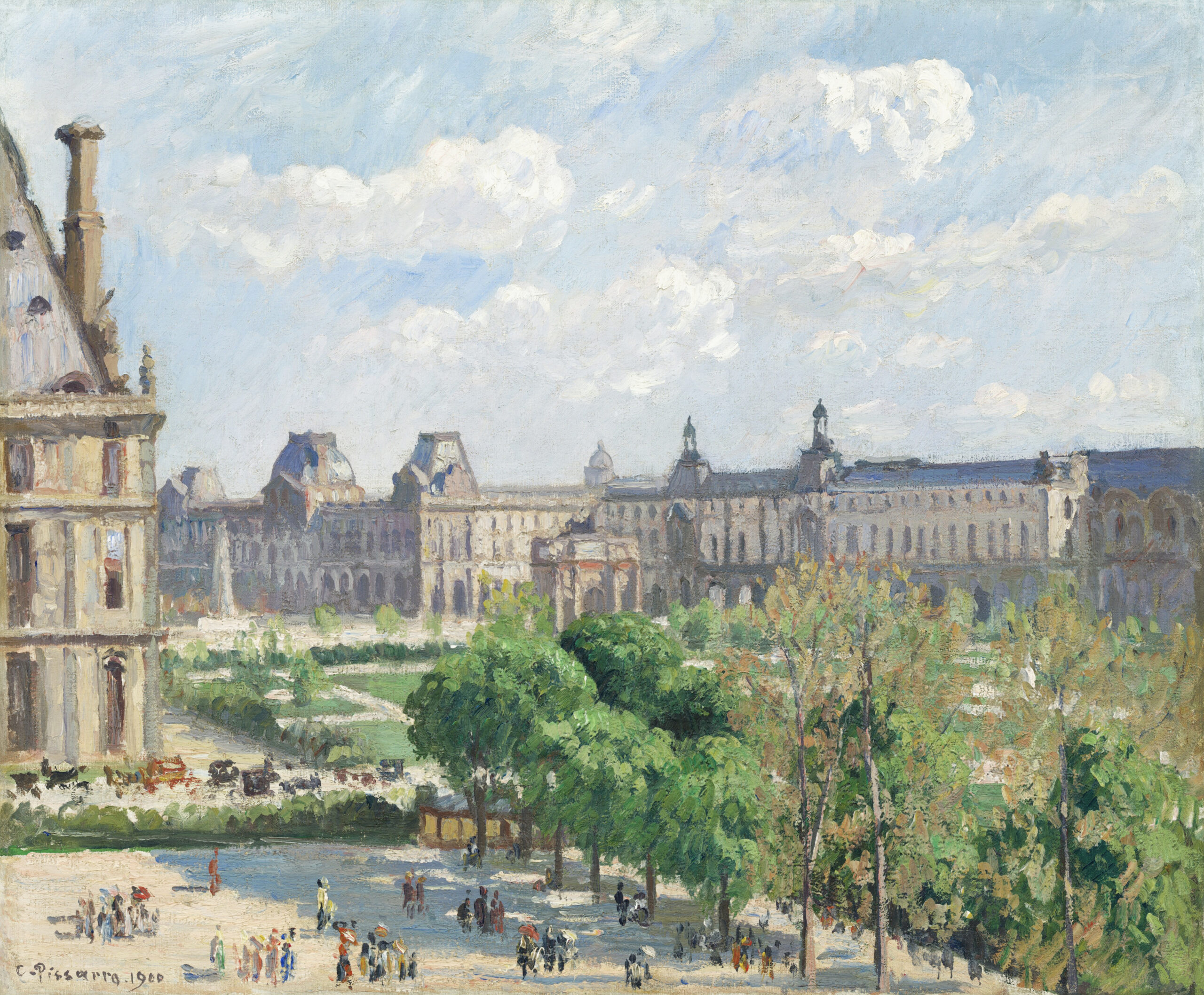 Place du Carrousel, Camille Pissarro