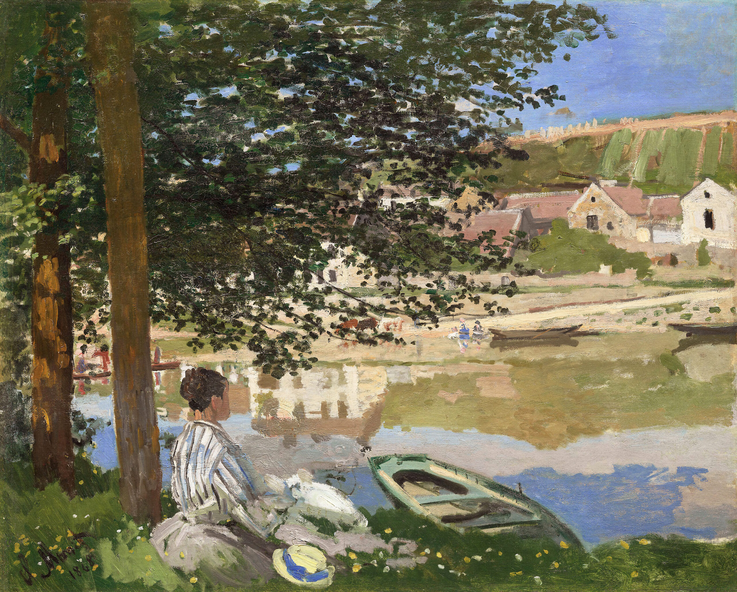 Seine Kıyısında Bennecourt, Claude Monet