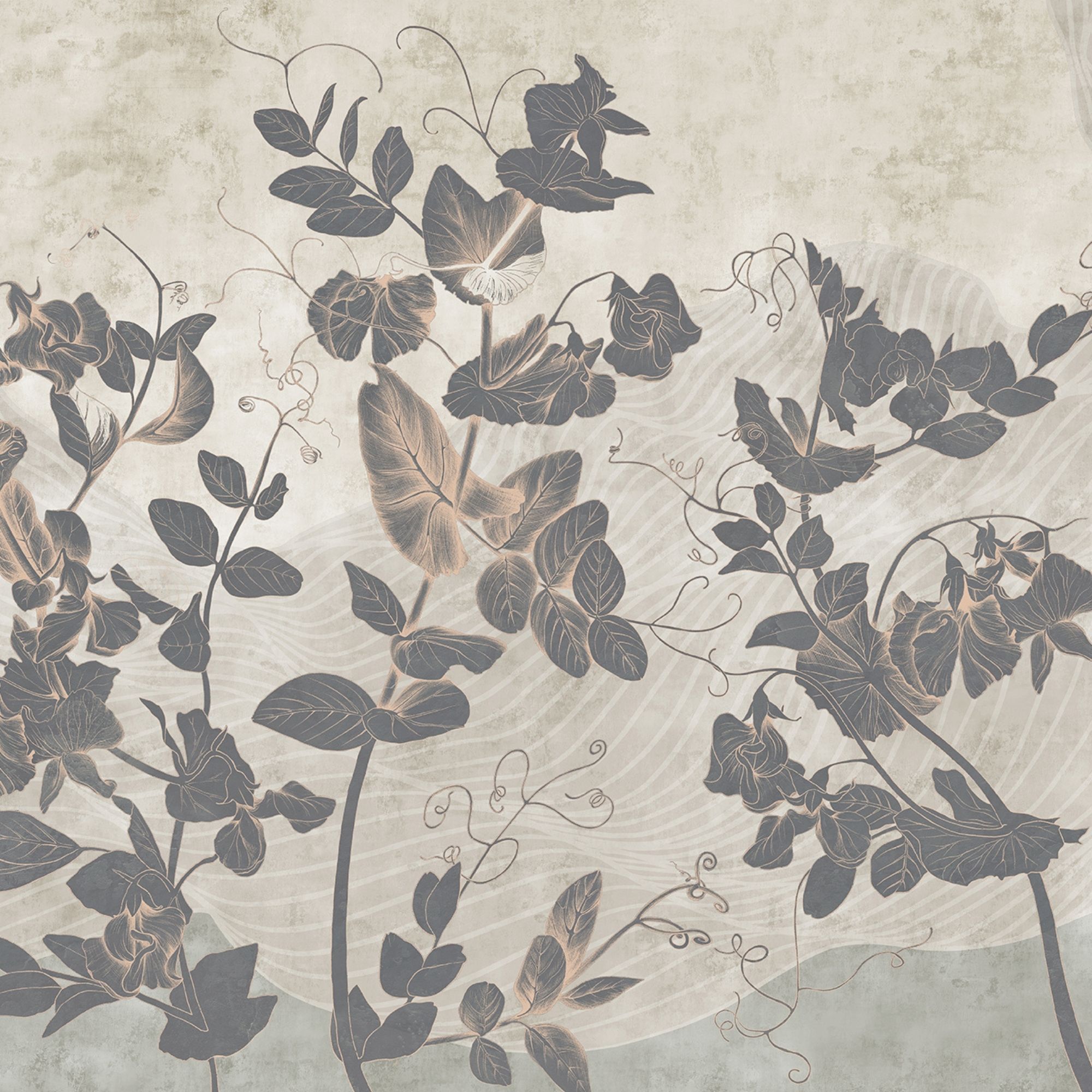 Vizon Botanik Pano Duvar Kağıdı